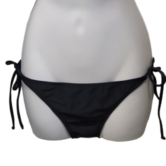 XHILARATION Ruched Bottom Tie Side Bikini - Picture 1 of 4